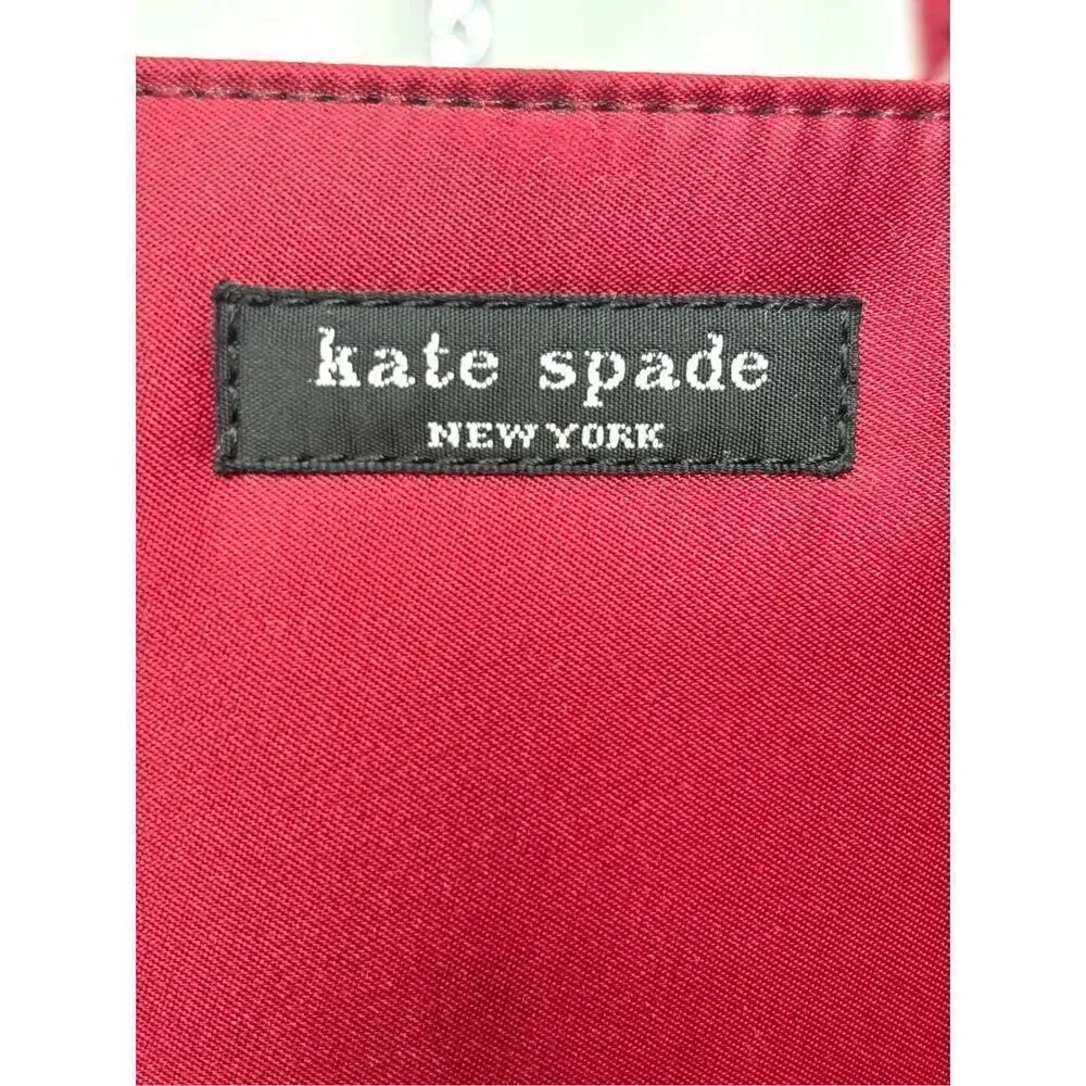 Kate Spade Adriana Cranberry Laptop Briefcase Nylon Bag NWT Rare